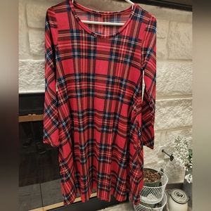 Womens plaid top/dress